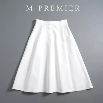 233t*새상품 M-PREMIER 엠프리미어 원턱 플레어 스커트