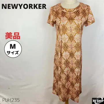 새상품급 NEWYORKER 뉴요커 롱 원피스 올 패턴 꽃무늬 M