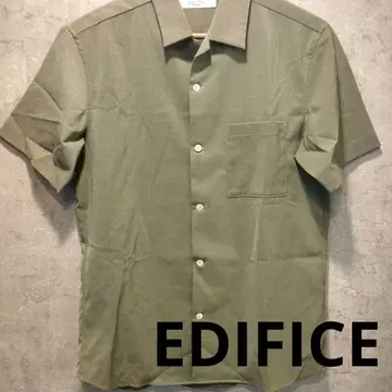 EDIFICE 에디피스 반팔 셔츠 올리브