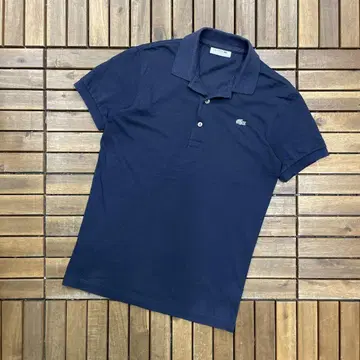 LACOSTE 라코스테 반팔 피케 셔츠 와니 자수 일본제