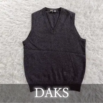 [ DAKS ] 다크 그레이 V넥 베스트 L 사이즈