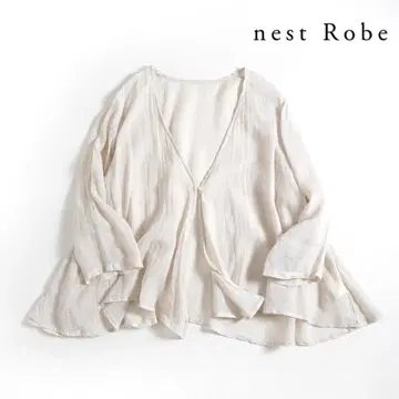 237t*nest Robe 네스트로브 린넨 거즈 숏 로브