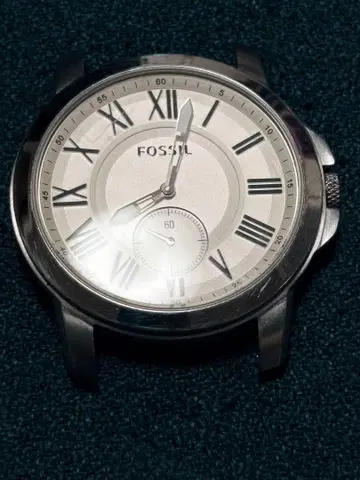 FOSSIL 실버 다이얼 손목시계 5 ATM