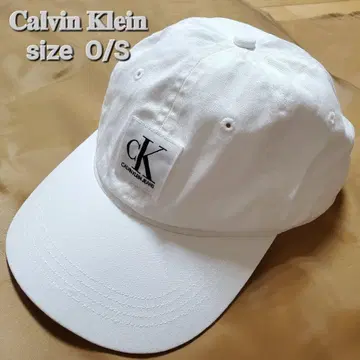 Calvin Klein 화이트 야구 모자 O/S