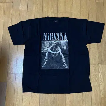 NIRVANA 닐바나 티셔츠 락 밴드T 커트 코베인 XL
