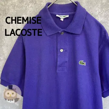 [] CHEMISE LACOSTE 반팔 피케 셔츠 구제 의류 유니섹스