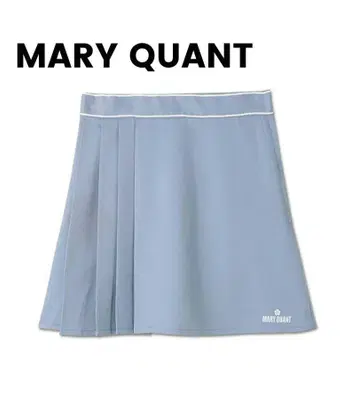 MARY QUANT 비대칭 플리츠 미니 스커트