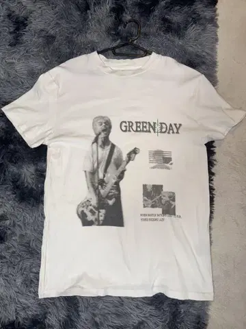 GREEN DAY 그래픽 티셔츠 화이트