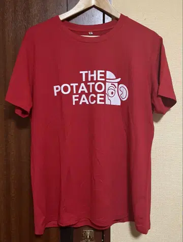 THE POTATO FACE 티셔츠 빨간색 M 사이즈