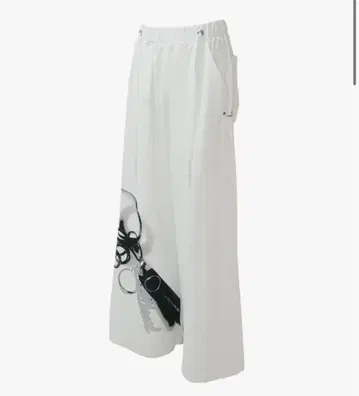 the red thread S print sweat pants charm