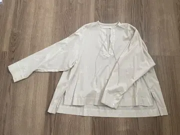 nuimond 카프탄 셔츠 아이스 베이지