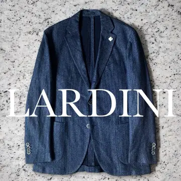미사용급 LARDINI 테일러드 자켓 린넨 면 춘하 52