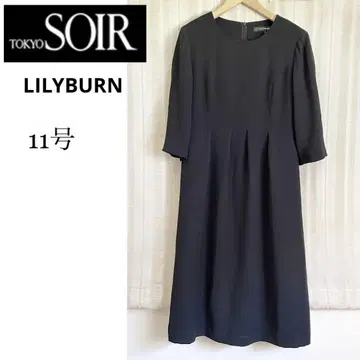 새상품급! 도쿄 소와르 LILYBURN 블랙 포멀 예복 원피스 11호