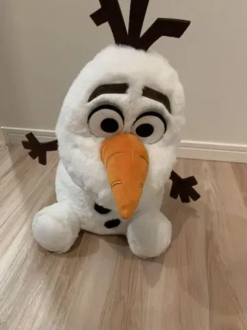 디즈니씨 올라프 공식 봉제인형 판타지 스프링스 겨울왕국