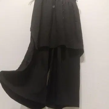 블랙 레이어드 큐롯 팬츠 택 포함 새상품 M~L