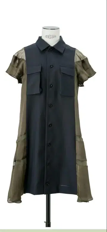 sacai 2025 ss 시어 원피스