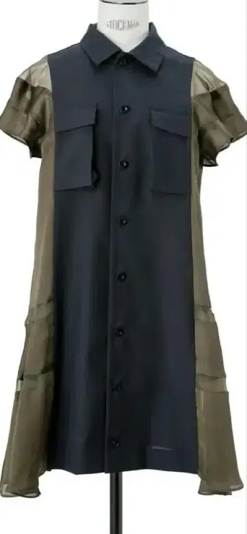sacai 2025 ss 시어 원피스