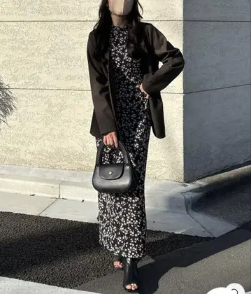꽃무늬 롱 원피스
