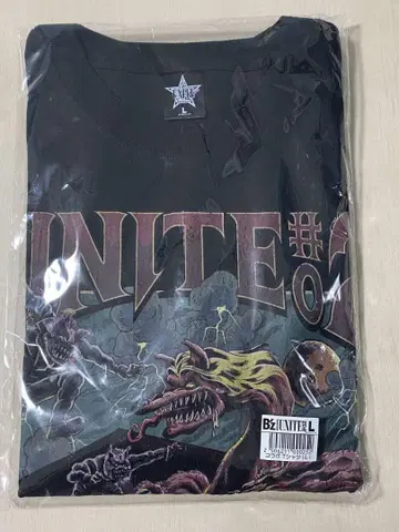 UNITE 02 콜라보 티셔츠 L B'z 맨 위드