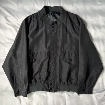 90년대 vintage 블랙 실크 블루종 발스타리노