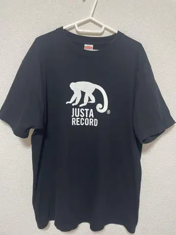 JUSTA RECORD 티셔츠 (블랙)