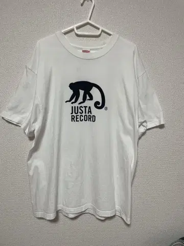 JUSTA RECORD 티셔츠(흰색)
