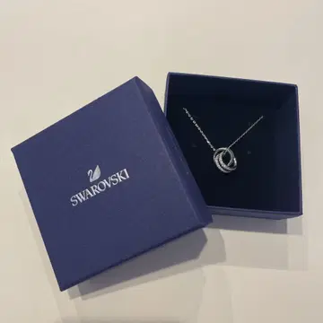 스와로브스키 2줄 반지 디자인 목걸이