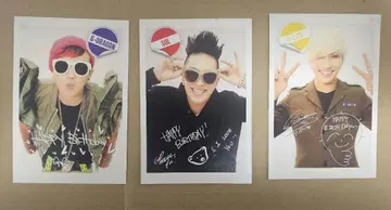 BIGBANG FC 한정판 벌스데이 카드