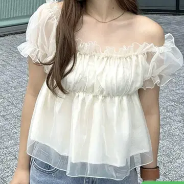 6mn.ROMU 오프숄더 블라우스