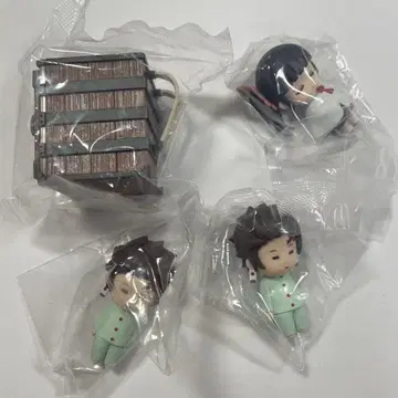 귀멸의 칼날 네무라세타이 가챠가챠 4종