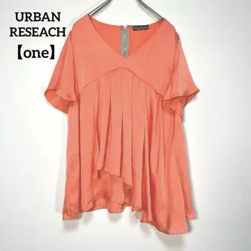 URBAN RESEACH [ one ] 비대칭 블라우스 프릴 블라우스