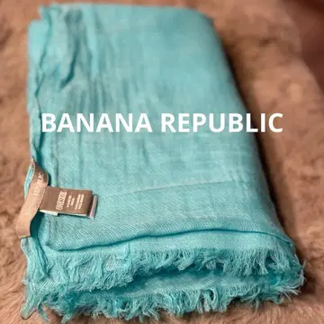 BANANA REPUBLIC 터콰이즈 블루 스톨 냉방병 예방에