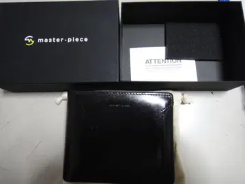 masterpiece 블랙 반지갑 카드 홀더 다수, 동전 코인 케이스