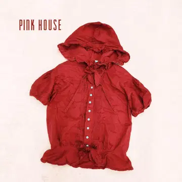 PINK HOUSE 핑크하우스 피코 프릴 후드