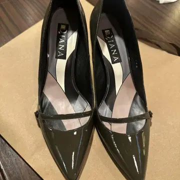 Diana 올리브 그린 스틸레토 펌프스 24.5cm