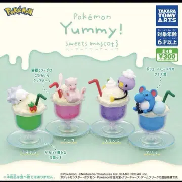 포켓몬 Yummy! sweets mascot 3 컴플리트 4개