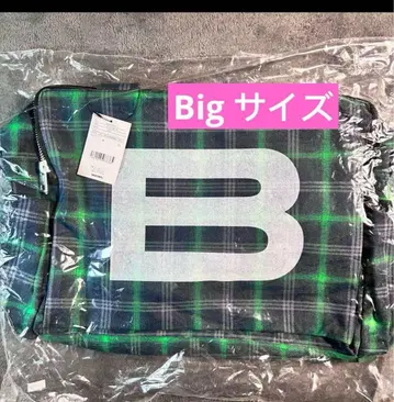 BEEDEN BIG B LOGO BAG 체크 무늬