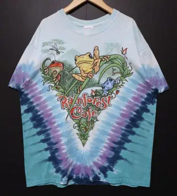 Rainforest Cafe LIQUID BLUE 2007 티셔츠 L