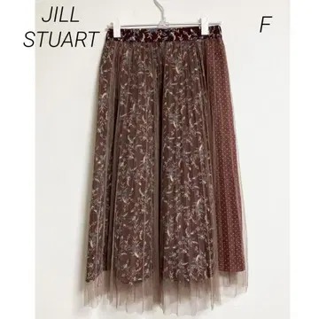 0339 JILL STUART 질스튜어트 튤 롱 스커트