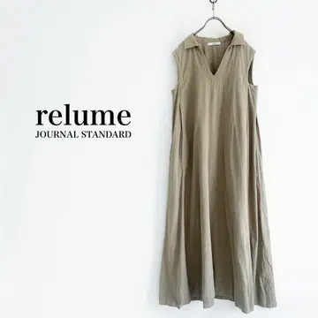 JOURNAL STANDARD relume 스키퍼 옷깃 맥시 원피스