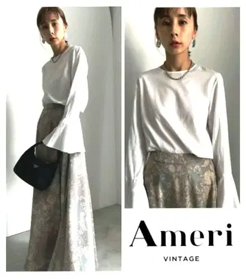 아메리빈티지 플레어 셔츠 AMERI vintage