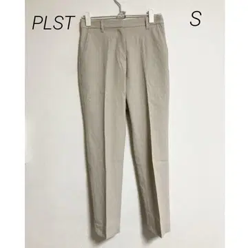 0341 PLST 플라스테 베이지 슬랙스 슬림핏 S