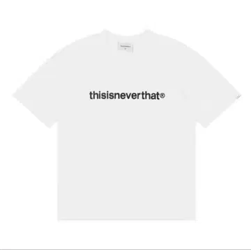 thisisneverthat 화이트 티셔츠 T02