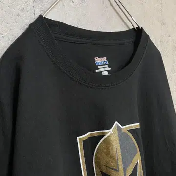 헤인즈 NHL 구제 의류 미국 수입 티셔츠 반팔 프린트 블랙 빅 사이즈