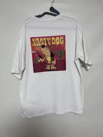 Nasty Dog 티셔츠 L 사이즈 GunMan Dog Tee