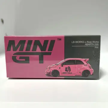 MINI-GT 아바르트 핑크