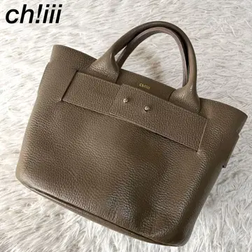 [새상품급] ch!iii 치이 가죽 벨트 토트백