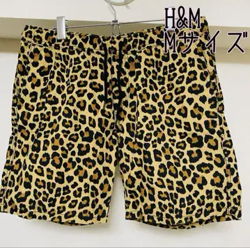 H&M 레오파드 무늬 M 사이즈 숏팬츠