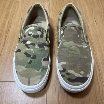 카모플라쥬 캔버스 슬립온 CALIFORNIA us9.5