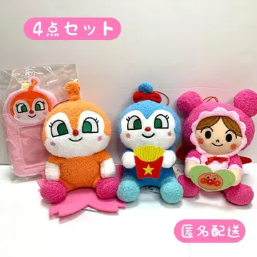 호빵맨 패스 케이스 봉제 인형 짤랑이 코킨짱 아카짱